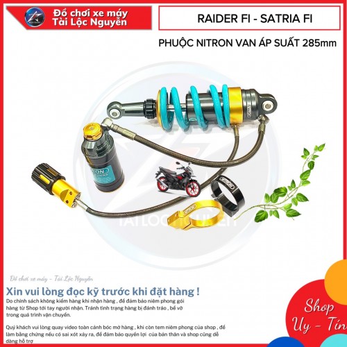 Phuộc Nitron Tăng Chính Áp Suất Cho Raider Fi - Satria Fi