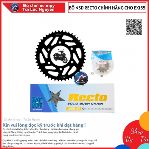 BỘ NSD RECTO CHÍNH HÃNG CHO XE EXCITER 155