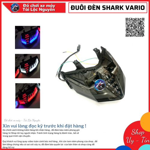 ĐUÔI ĐÈN SHARK GẮN CHO XE VARIO