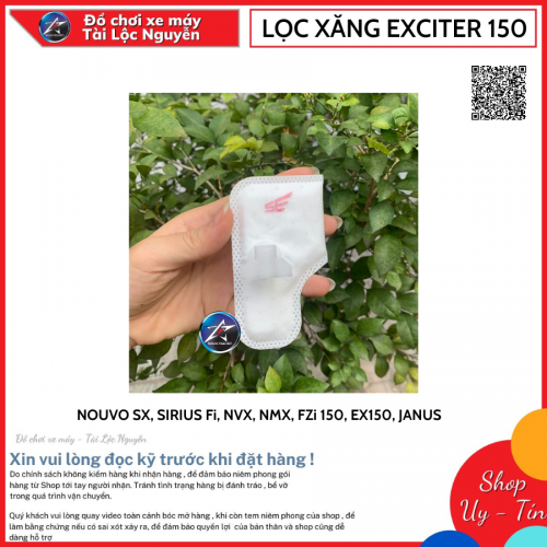 LỌC XĂNG CHO EX150, NOUVO SX, SIRIUS Fi, NVX, NMX, FZi 150, JANUS