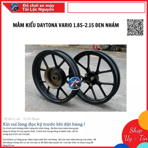 MÂM KIỂU DAYTONA VARIO 1.85 - 2.15 ĐEN NHÁM