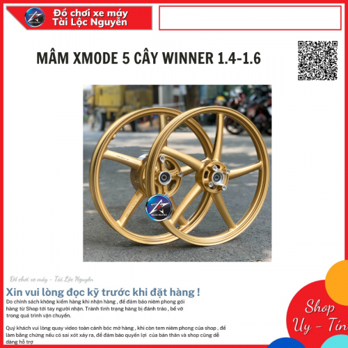 MÂM XMODE 5 CÂY WINNER 1.4-1.6 VÀNG ĐỒNG