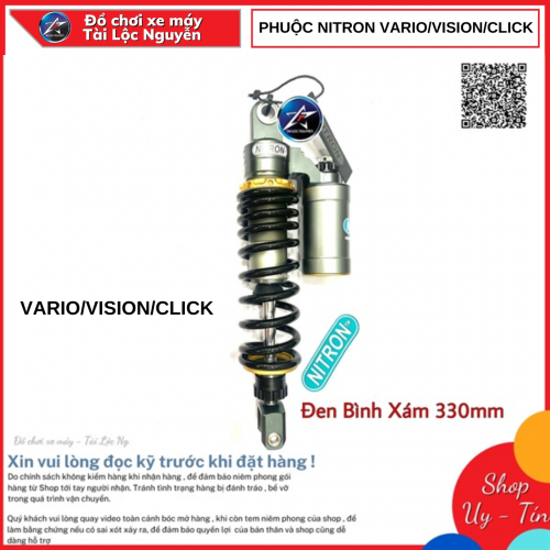 PHUỘC KIỂU NITRON CHO HONDA VARIO/VISION/CLICK 330MM