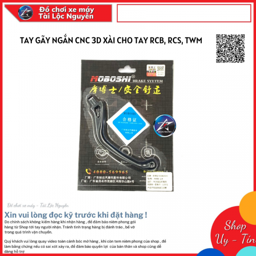 TAY GÃY NGẮN CNC 3D XÀI CHO TAY RCB, RCS, TWM