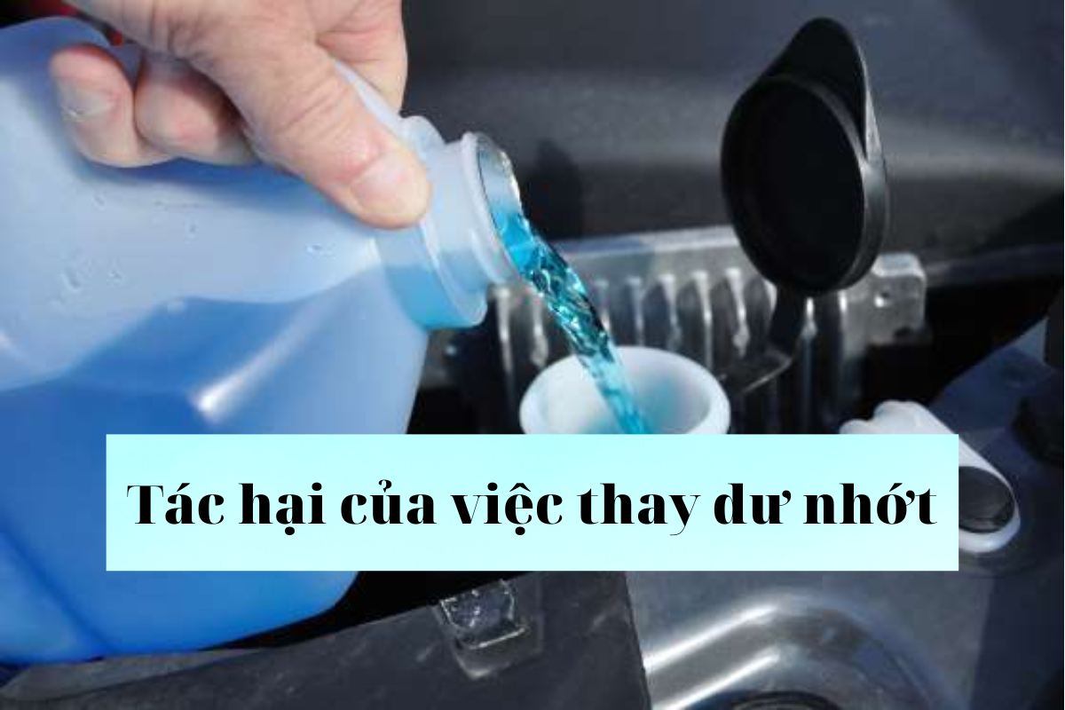 Tác hại của việc thay dư nhớt