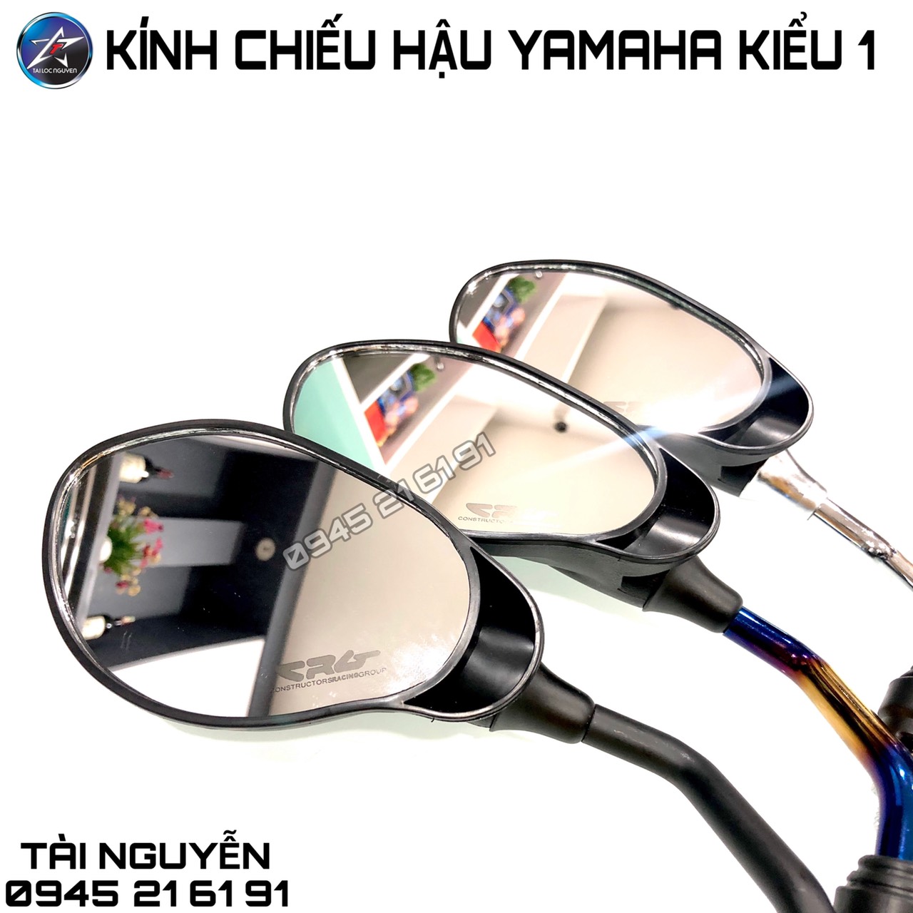 kính chiếu hậu 744 mặt kính lớn  kiếng kiểu xe exciter  gương xe máy  kiếng  xe đẹp  đồ chơi xe  kinhchieuhau744matkinhlon