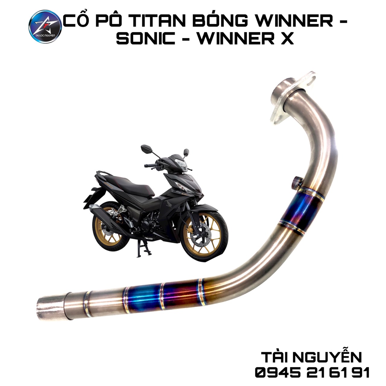 CỔ PÔ TITAN GẮN PÔ ZIN CÁC DÒNG XE EXCITER 150/SONIC/WINNER/WINNER X ...