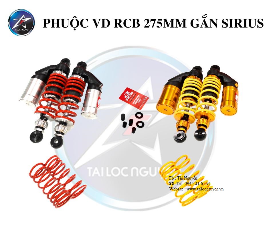 PHUỘC RCB BÌNH DẦU VD SERIES CHO SIRIUS/SIRIUS FI/JUPITER..(2020) 275mm